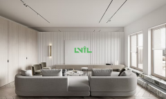 NEW WHITE IRREGULAR FLUTED